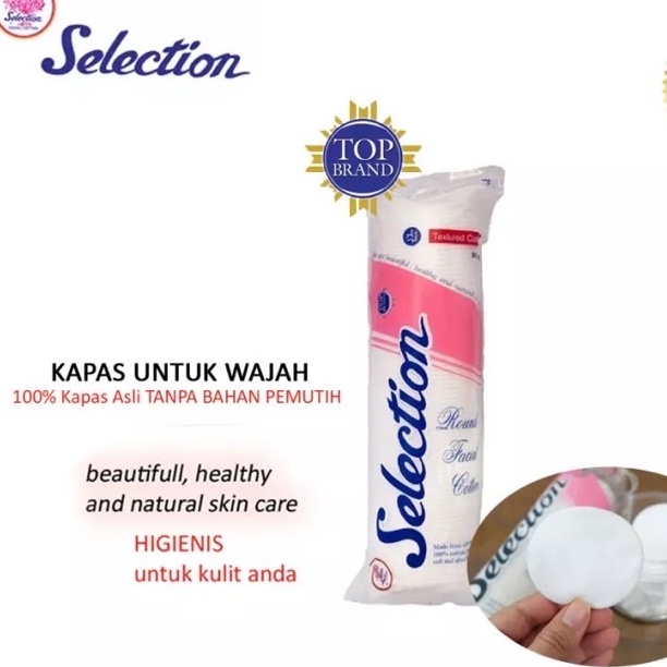 TERLARIS - Kapas Selection Bulat - Kapas tipis - Pembersih wajah
