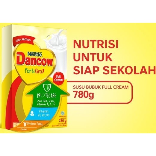 

Dancow Full Cream 780gr - 6-12 Tahun Susu Anak Pra Sekolah