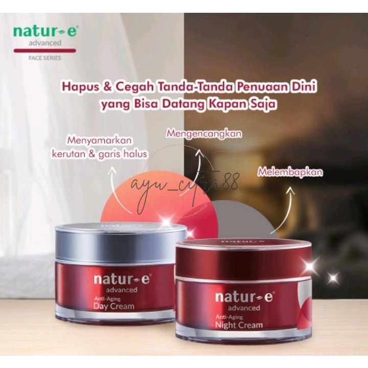 NATUR-E ADVANCED Cream Siang/Malam 30g Original