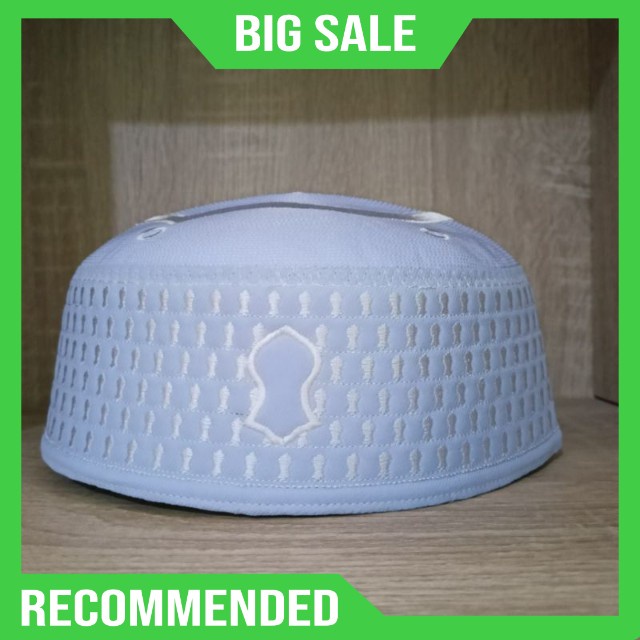 Peci Malaysia Terompah Nabi kopiah putih model terbaru