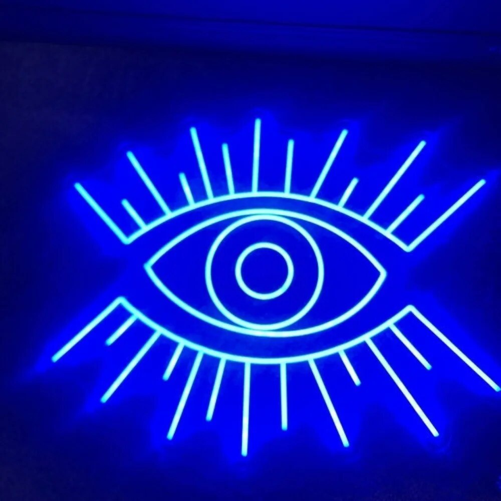 Evil Eye neon led sign for Game room decor Christmas Personality Party Decorations Acrylic LED Anime