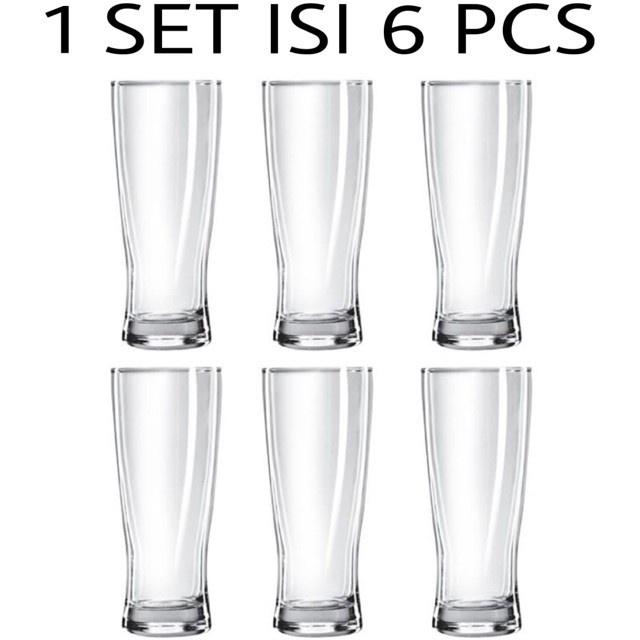 gelas jus beling 6pcs/gelas kaca tinggi porto/gelas cantik