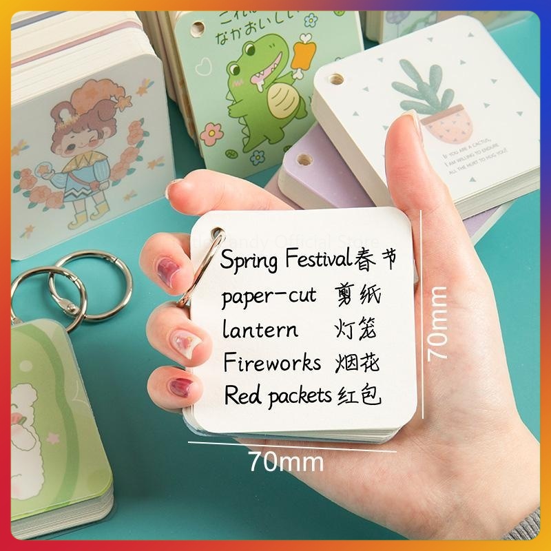 

Buku catatan/buku catatan mini hoop dengan rak gantung