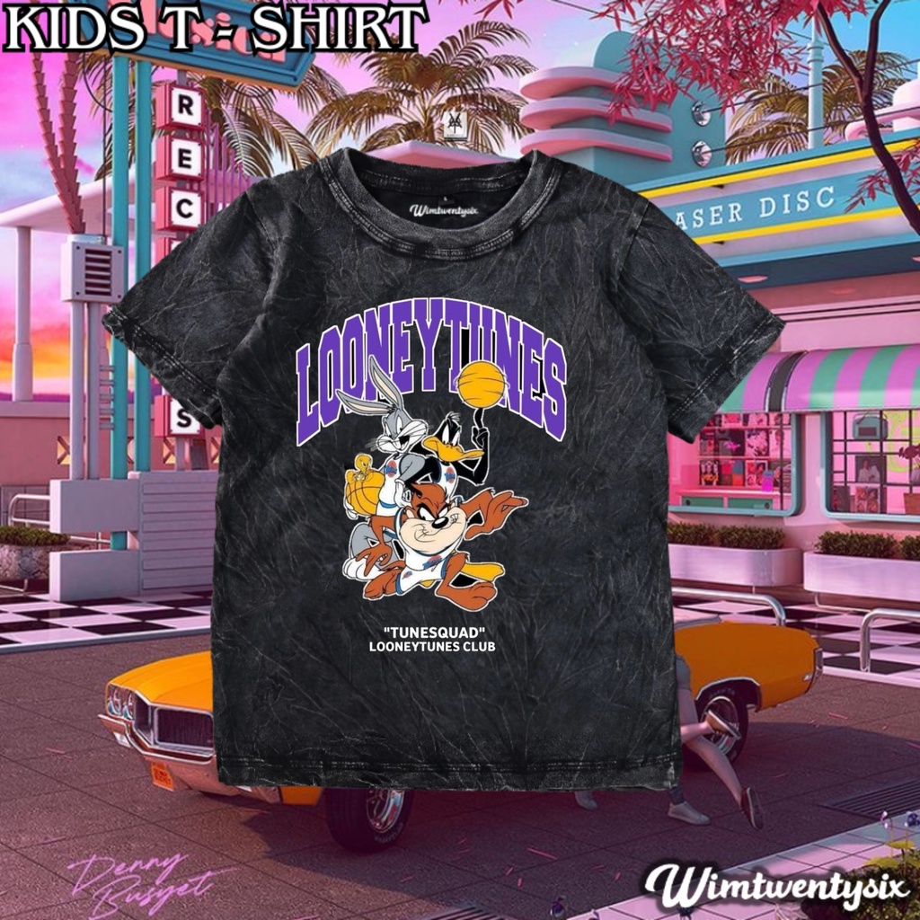 kaos looney tunes club washing vintage tee | kaos anak | baju anak