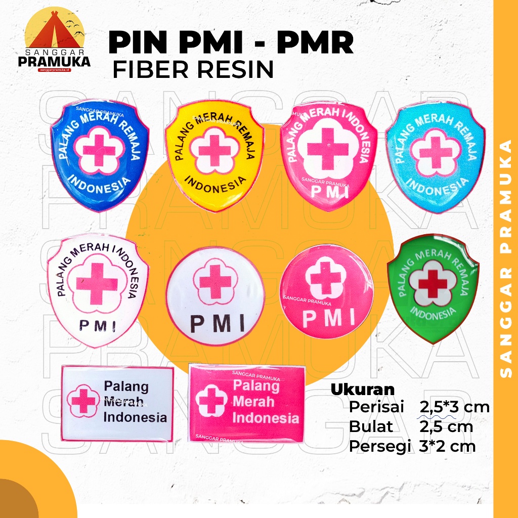 Pin PMI dan PMR / Pin Pmi / Pin Pmr / Pin Palang Merah