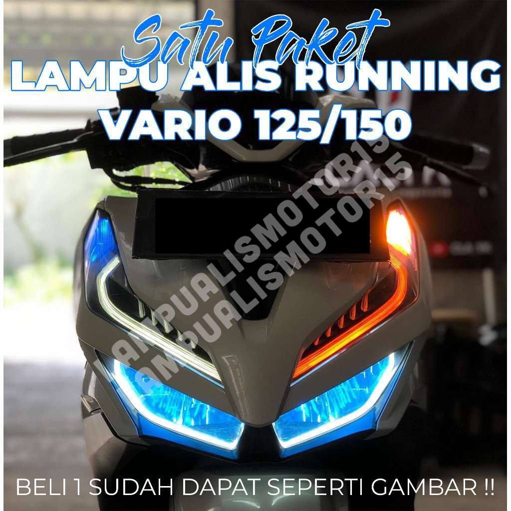 PAKET LAMPU LED ALIS VARIO GRATIS DEMON EYE SIAP PASANG