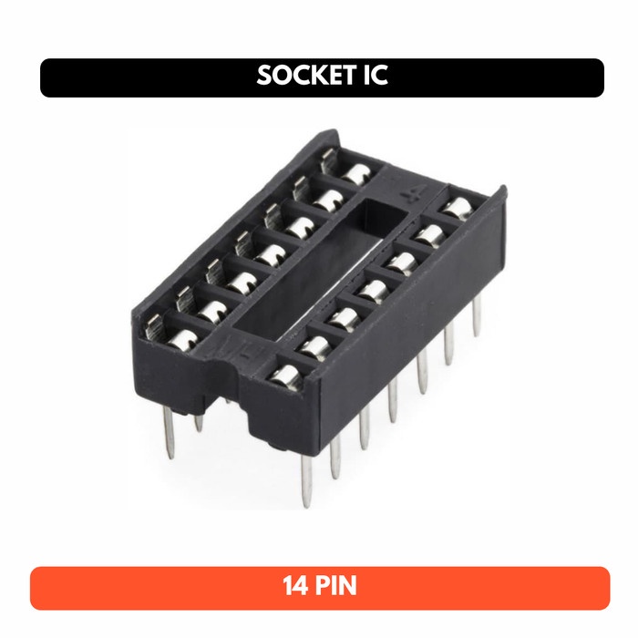 Socket IC 14Pin 14 Pin 14P 14 P Adapter Soket IC DIP-14