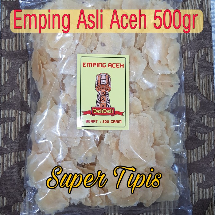 

[SUKSES] MURAH Emping melinjo mentah grade A super tipis asli Aceh 500gram
