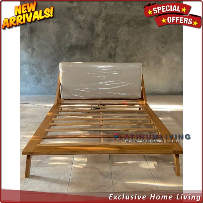Tempat Tidur Jati 160x200 Dipan Jati Modern Minimalis Divan Jati Furniture Jepara Divan Jati