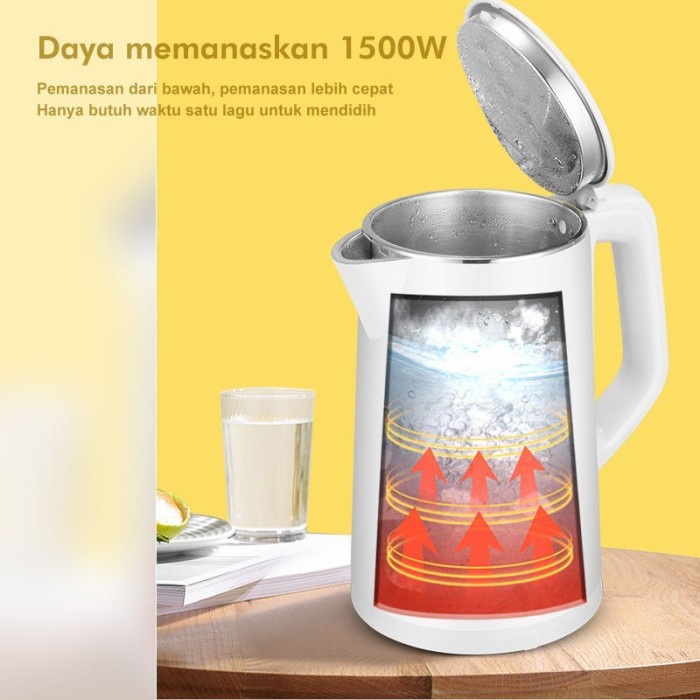 Teko Listrik Pemanas Air Kettle Elektrik 2.3 Liter