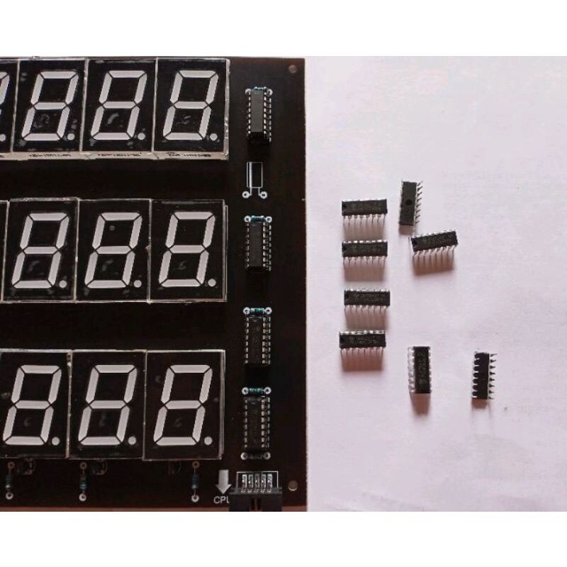 IC SN74HC595N Kualitas Original Untuk Display Pom Mini Layar Seven Segmen Pom Mini Pertamini