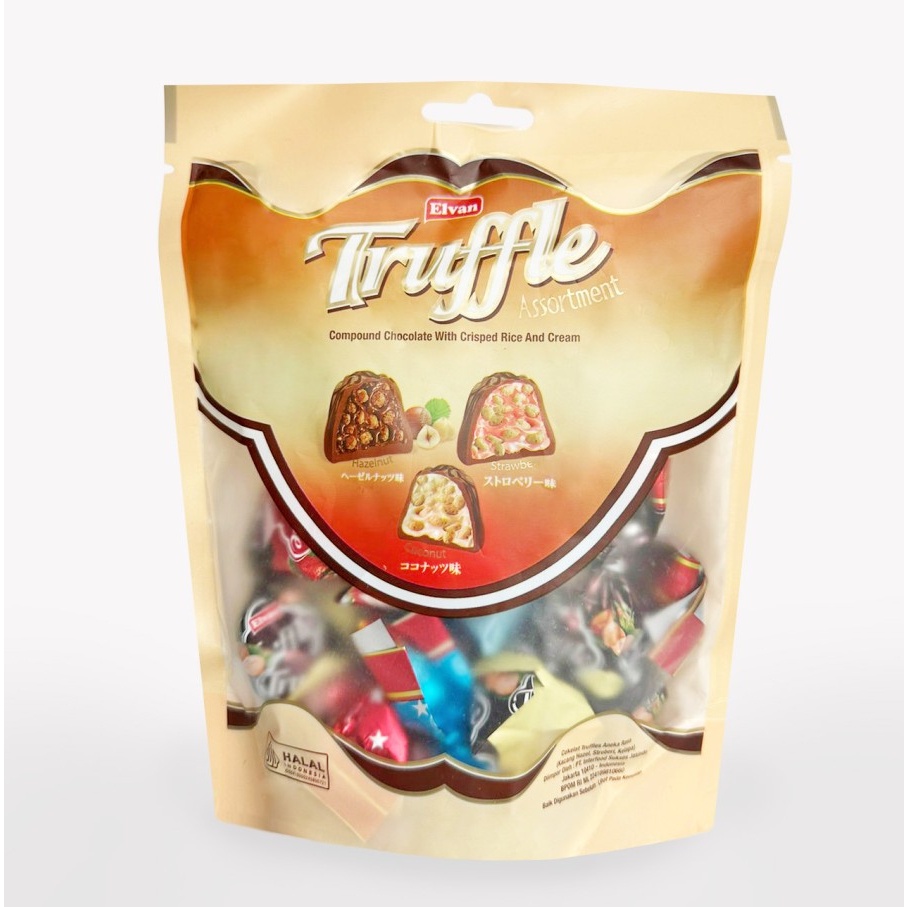 

[PROMO] Elvan Truffle Assortment / Coklat Renyah dan Krim 150 Gr # INTER #