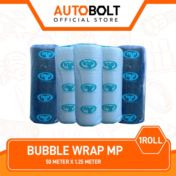 MP Bubblewrap Tebal High Quality 50Mx125CM 1 Roll Rol Mulia Pack Muliapack Bublewrap Bubble Buble Ba