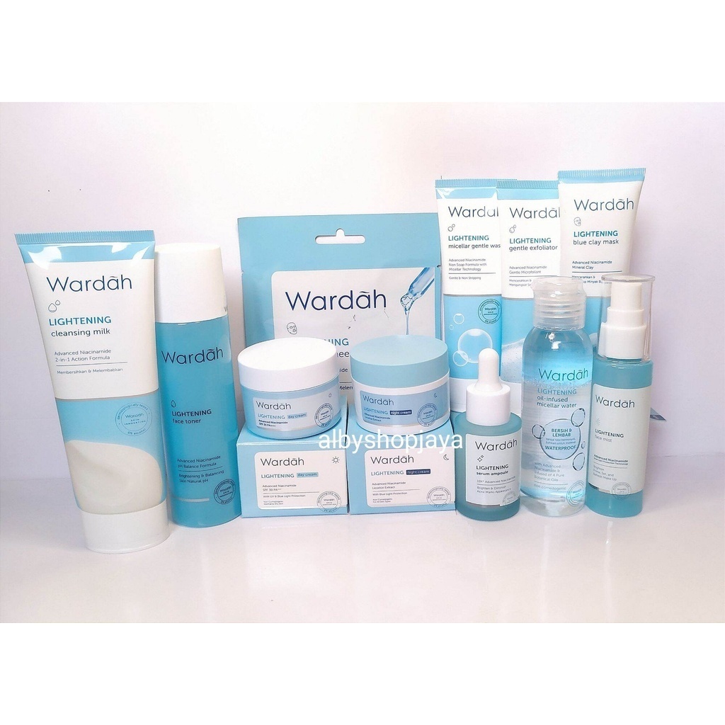 PAKET LENGKAP WARDAH LIGHTENING | PAKET LIGHTENING KEMASAN BESAR / SESERAHAN