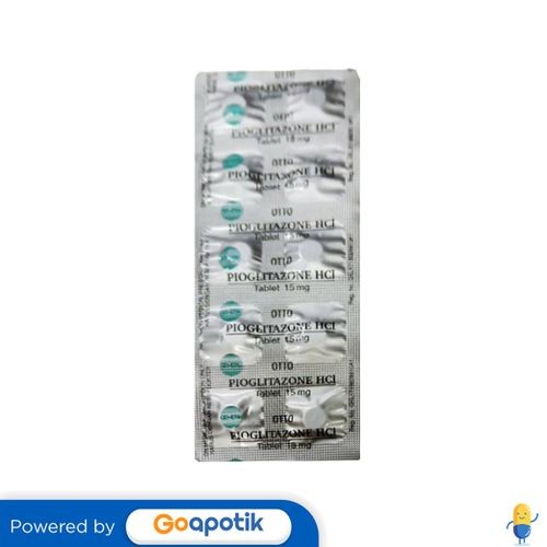 Pioglitazone Hcl Otto 15 Mg Strip 10 Tablet