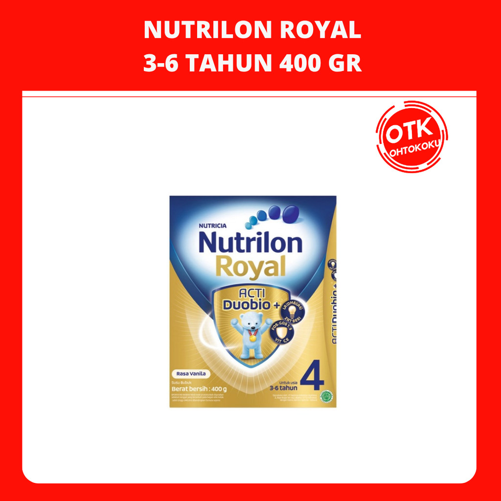 

Nutrilon Royal 4 400 Gr Susu Pertumbuhan Usia 3-6 Tahun