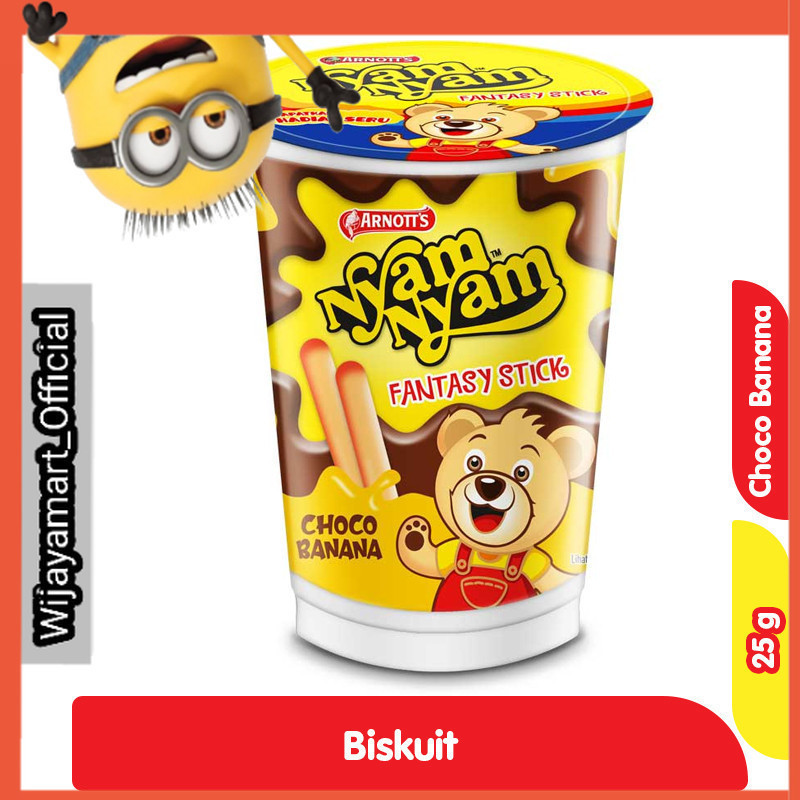 

NyamNyam Biskuit Stik Krim Cokelat Pisang 25 g