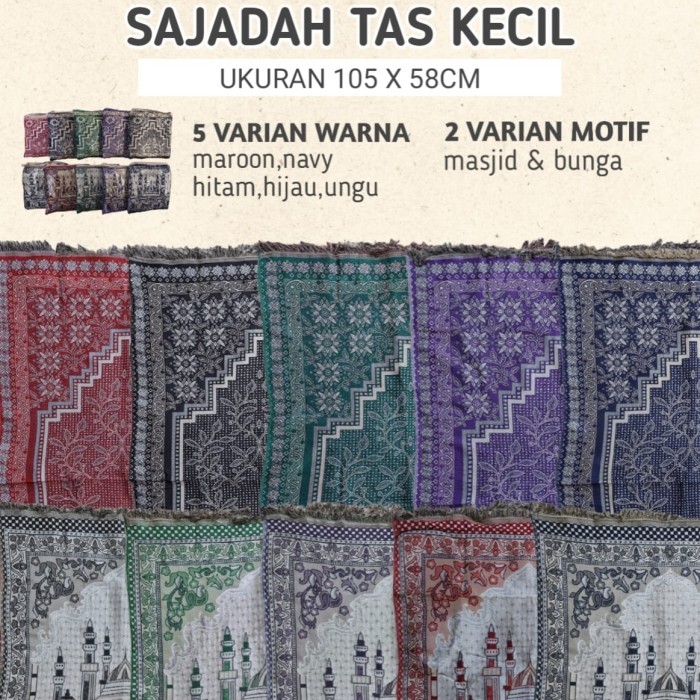 Sajadah Tas Kecil / Sajadah Tas Murah / Sajadah Travel