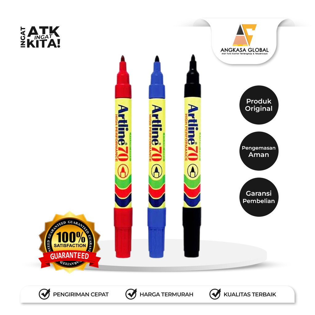 

ARTLINE 70 SPIDOL PERMANEN/ PERMANENT MARKER (1LSN /12PCS)