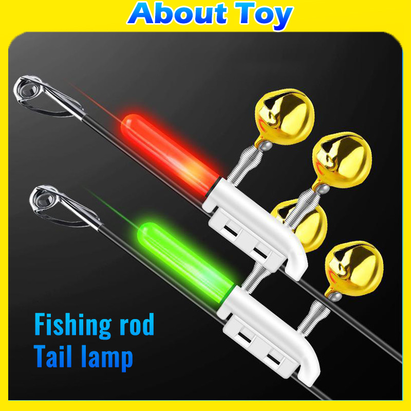 ABOUT Bel Pancing + Lampu Lonceng Bel Alarm Joran Pancing Double Single Sensitif Lonceng Pancing