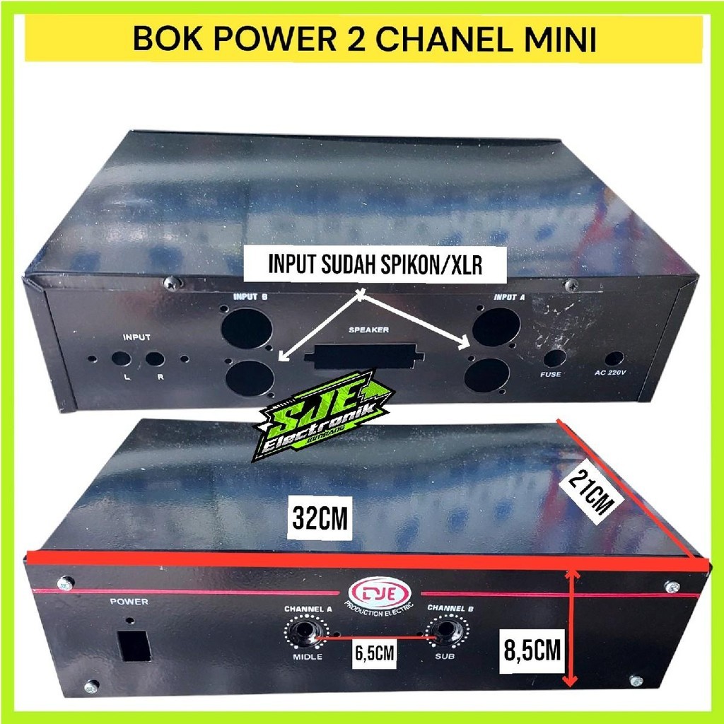 BOK POWER 2 CHANEL BAHAN TEBAL Amplifier