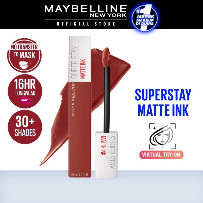 "VN.KIA" - TERMURAH Maybelline Liquid Matte Lipstick Make Up Superstay Matte Ink - Delicate - Seeker