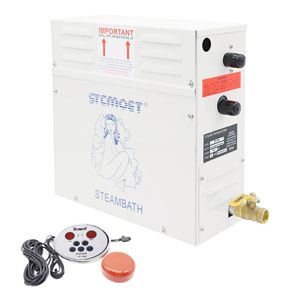 6KW Steam Generator Sauna Steam Bath Machine For Shower Home Sauna Room SPA Steam Machine with Digit