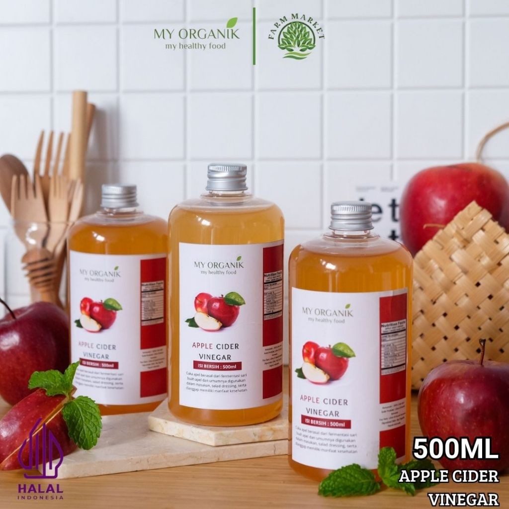 

My Organik Cuka Apel finega apple cider vinegar untuk Diet organic vinega cuka apel 500ml