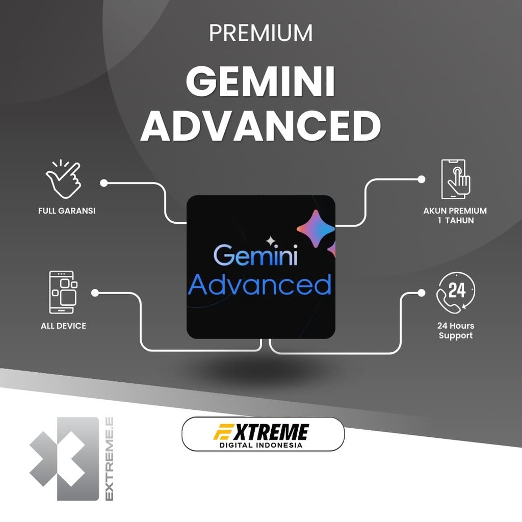 Google Gemini Advanced 1 Tahun Private Full Garansi Gemini Ai Premium Pro