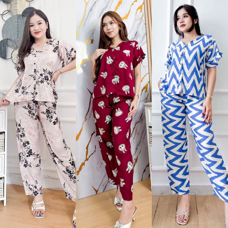 DASTER PUTRI BALI - VIVIAN CELANA PANJANG SETELAN DASTER BALI