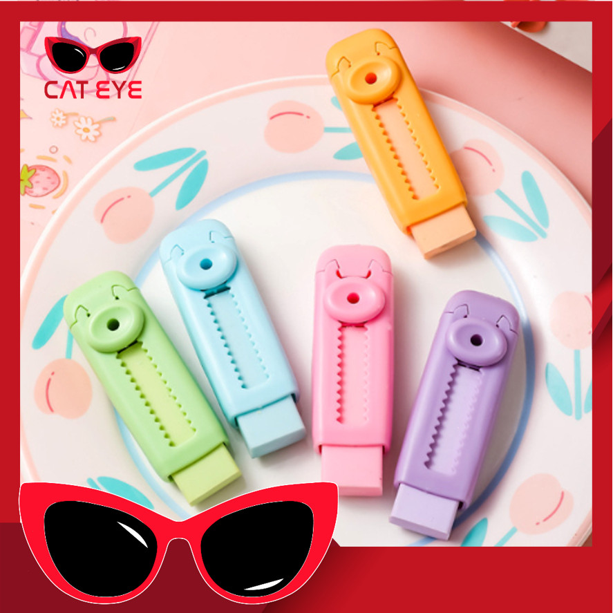 

PROMO - S5998 Penghapus Mekanik / Hapusan Mekanik Warna Lucu Tidak Meninggalkan Serpihan / Sliding Eraser / Push Eraser / Eraser