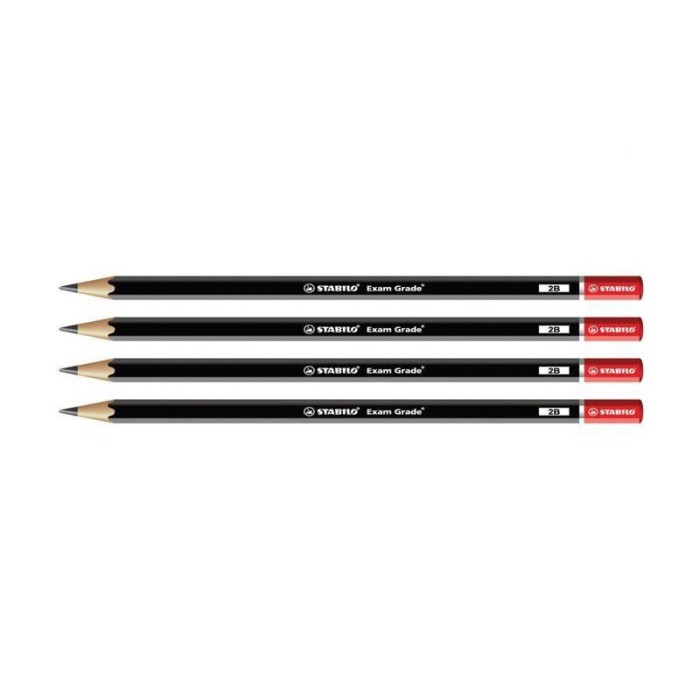 

Pensil 2B STABILO Exam Grade Black Lead Pencils - Lusinan