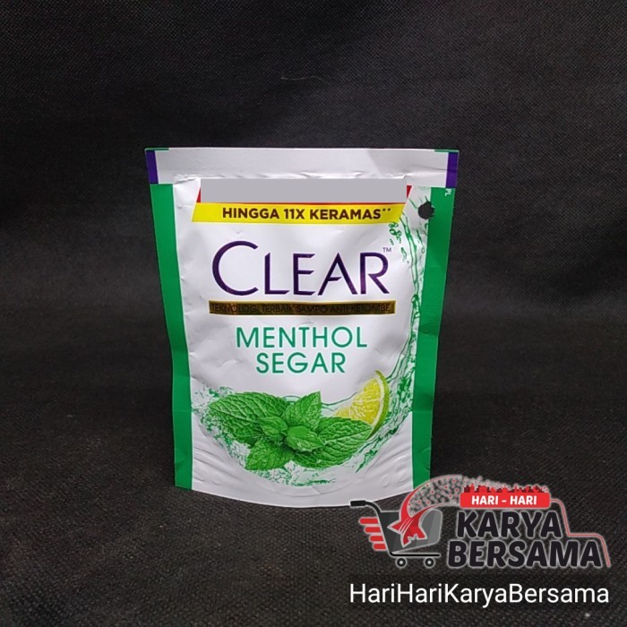 SHAMPOO CLEAR ANTI KETOMBE ICE COOL MENTHOL POUCH 50ML