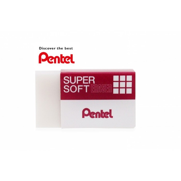 

Penghapus Set Pentel Super Soft ZESE-03 Stip Eraser isi 4 Pcs - Set