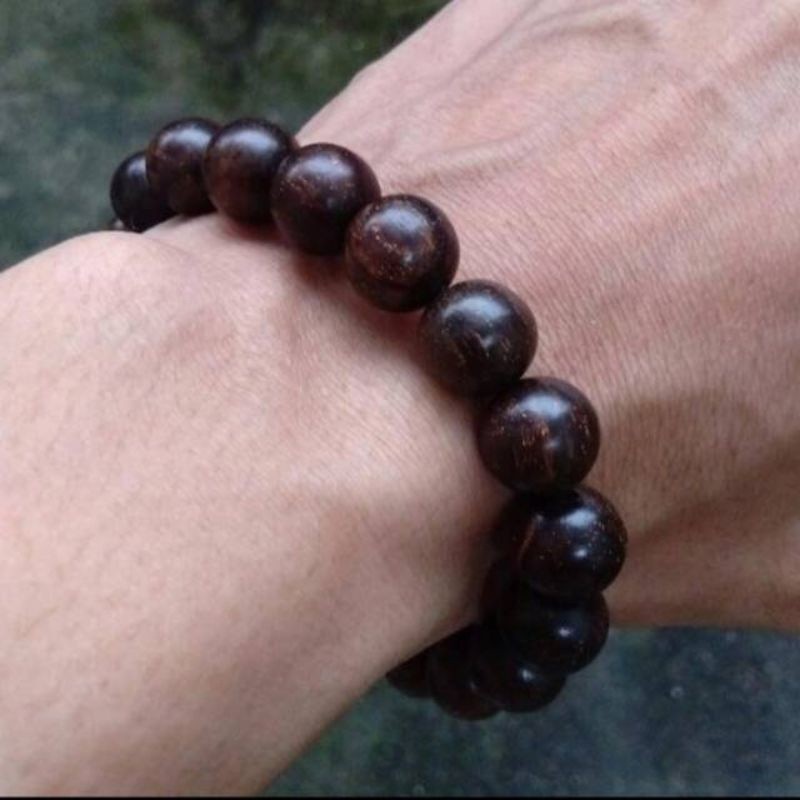 GELANG TASBIH FOSIL AKAR GALIH KAYU GAHARU KALIMANTAN WANGI