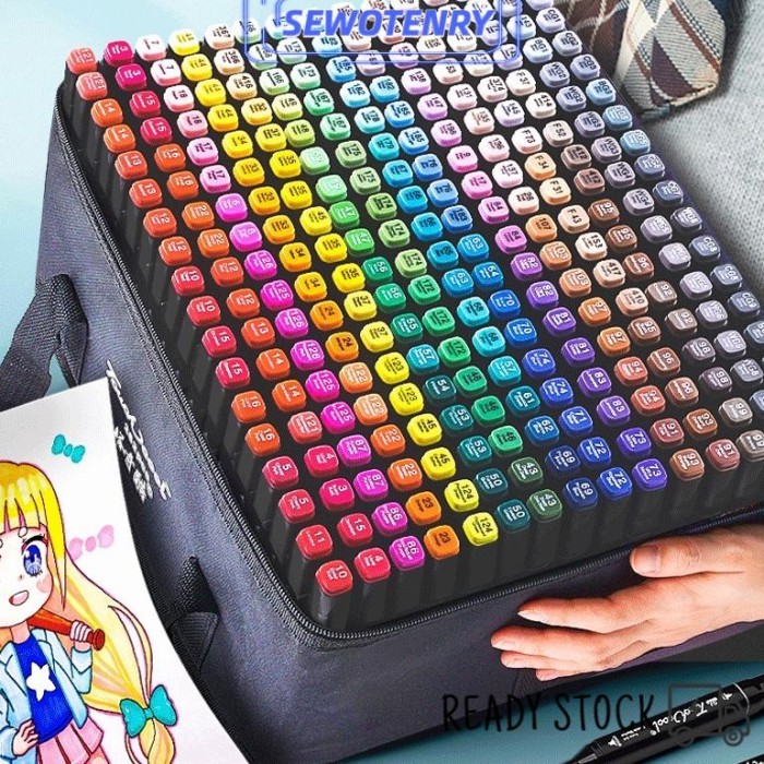 

NEW !!! COD Touch 12/36/60/80/120 Warna Sketsa Spidol Umum General - 36warna+tas