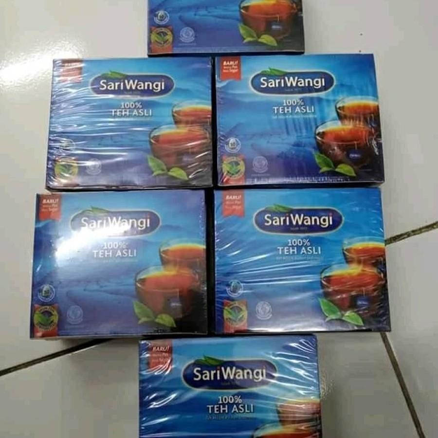

SARIWANGI TEH ASLI TEH CELUP 4 KOTAK (1 KOTAK ISI 4PCS) TEH SARI WANGI TEH ASLI - [NEW] - YOPISHOP88