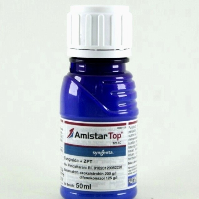 ORIGINAL Fungisida Amistartop 50ml dari syngenta ASLI amistartop 325SC ZPT newtokotani99