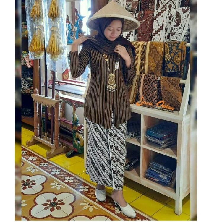 LURIK JAWA Lurik Modern.. Setelan  Lurik Dewasa /  + Jarik Instan /  Lurik Kutubaru