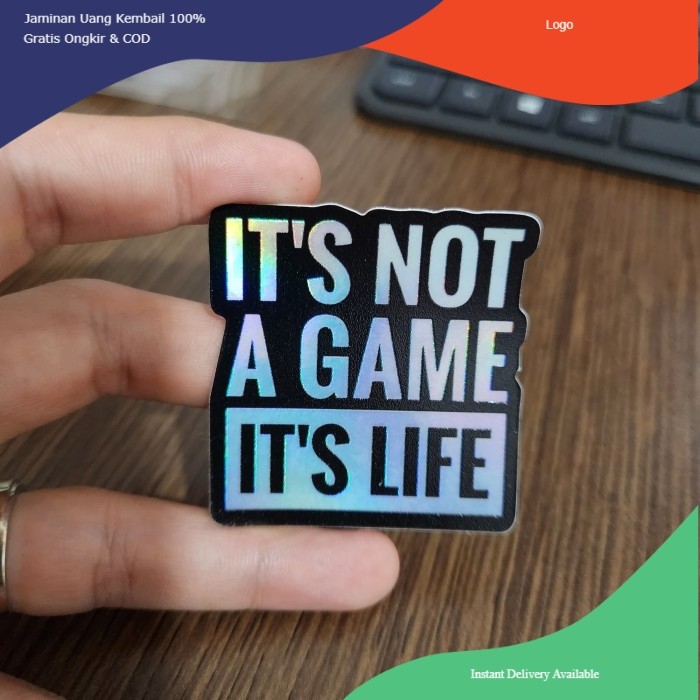 

Sticker Hologram Anime - PSH1657 - Qoutes