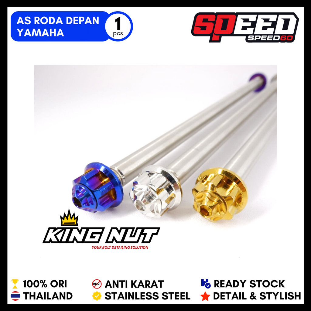 "PROMO" As Roda Yamaha Lexi Mio J Mio GT Fino 125 Probolt King Nut Thailand Original As Roda Lexi As