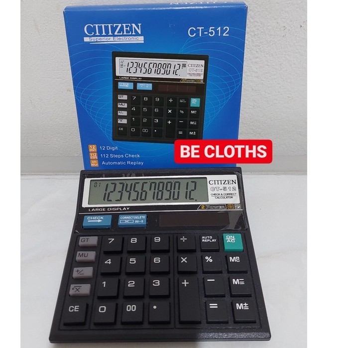 

LP CTTTZEN CT-512 Kalkulator seperti Citizen CT 512 Kalkulator Ctttzen CT512