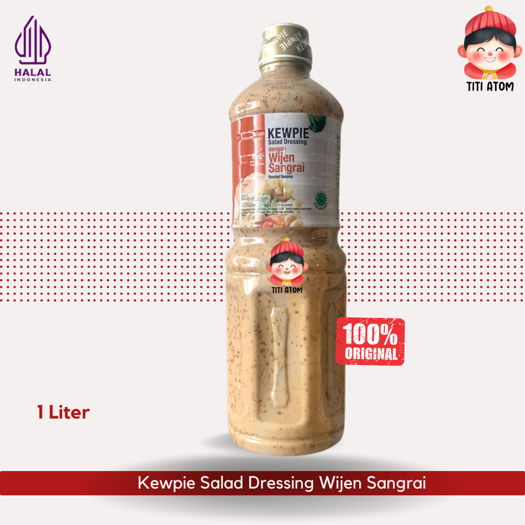Kewpie Salad Dressing Saus Wijen Sangrai Untuk Salad 1 Liter