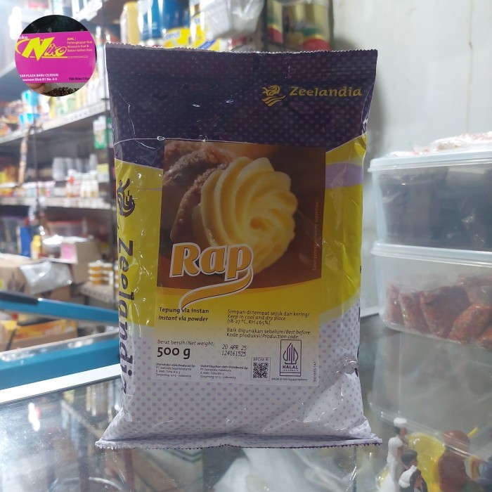 

[PROMO] zeelandia RAP tepung Vla instan 500 grm khusus grab dan gojek