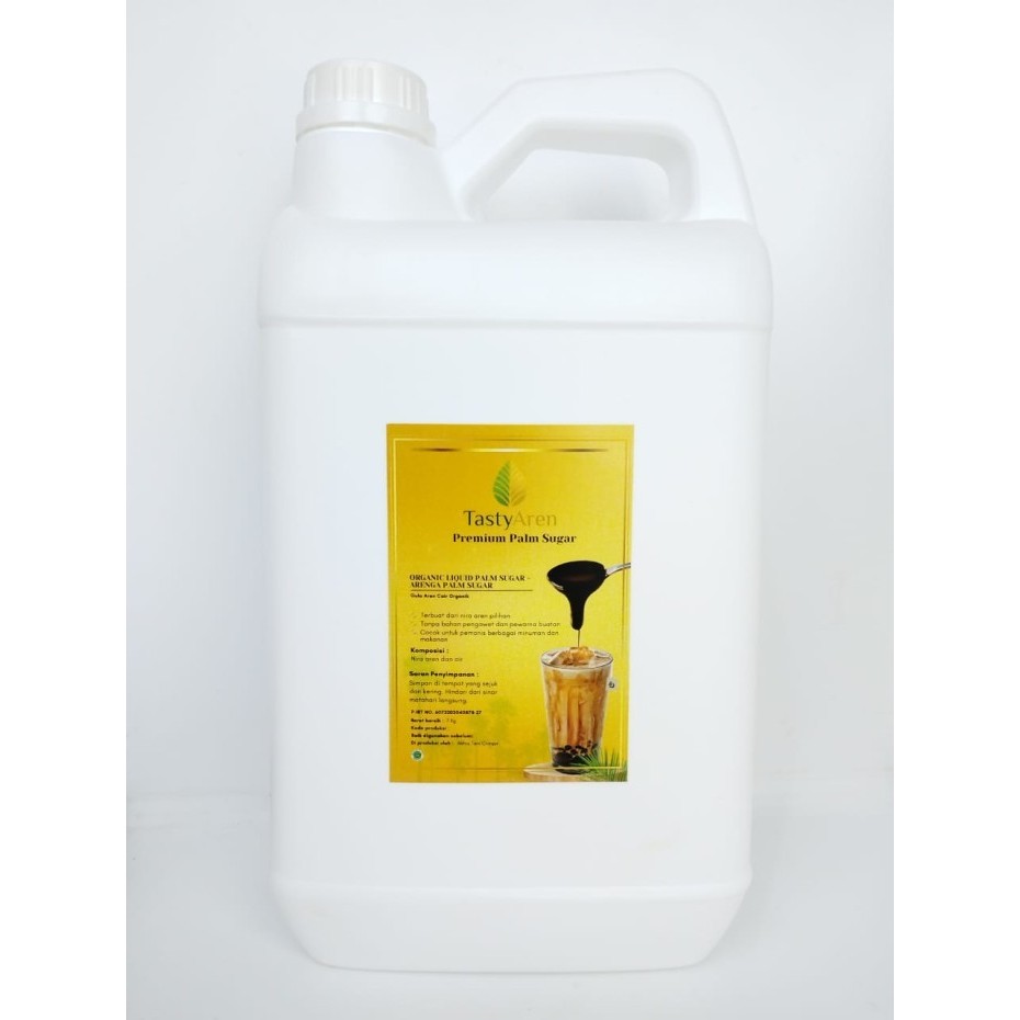 

Premium Gula Aren Cair Murni 5 liter - Palm Sugar - Brown Sugar 5liter