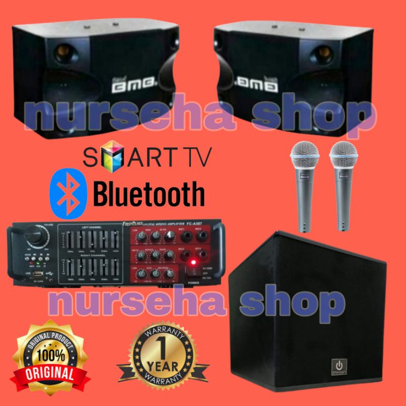 Paket Sound BMB 8inch Karaoke Subwoofer 12 inch