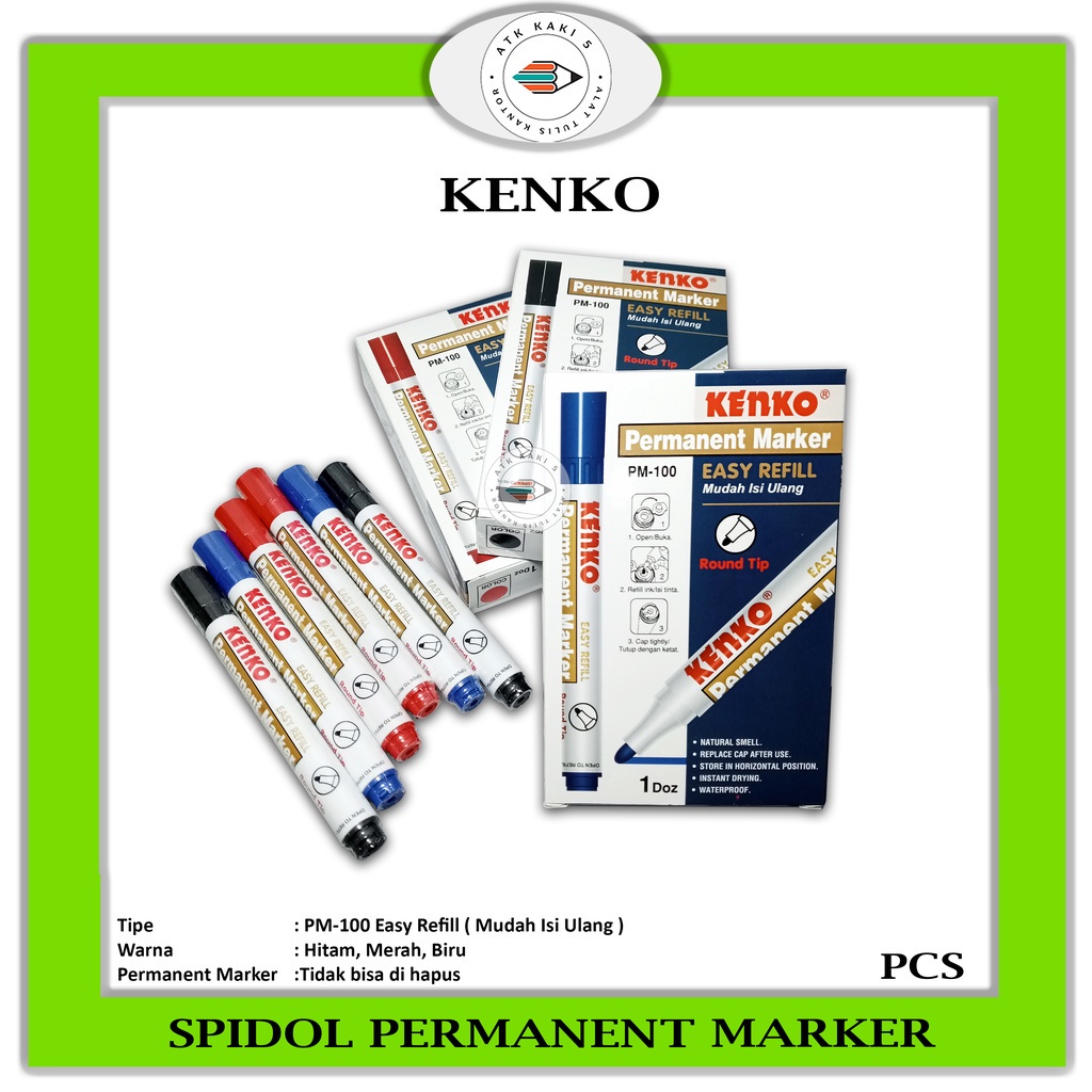 

KENKO - Permanent Marker PM-100 - Pcs