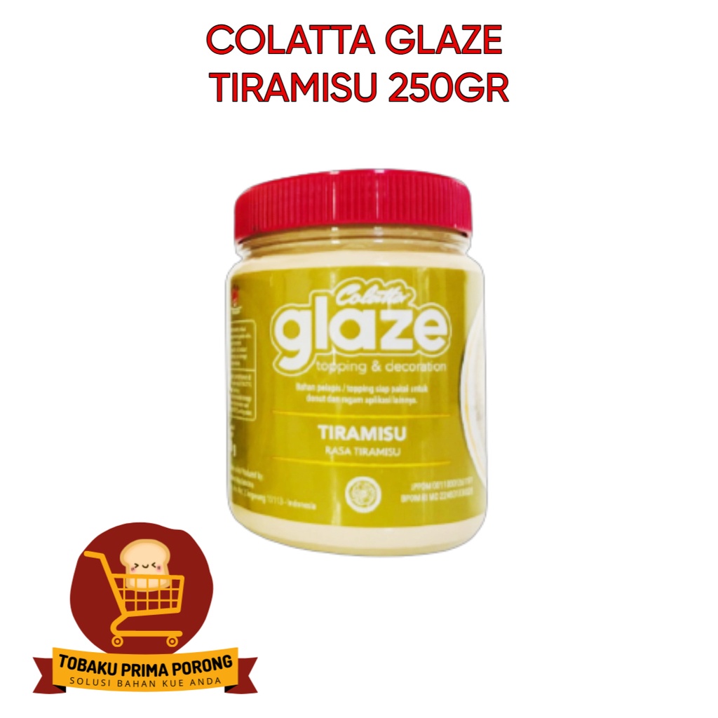 

COLATTA GLAZE TIRAMISU 250GR - glaze in jar