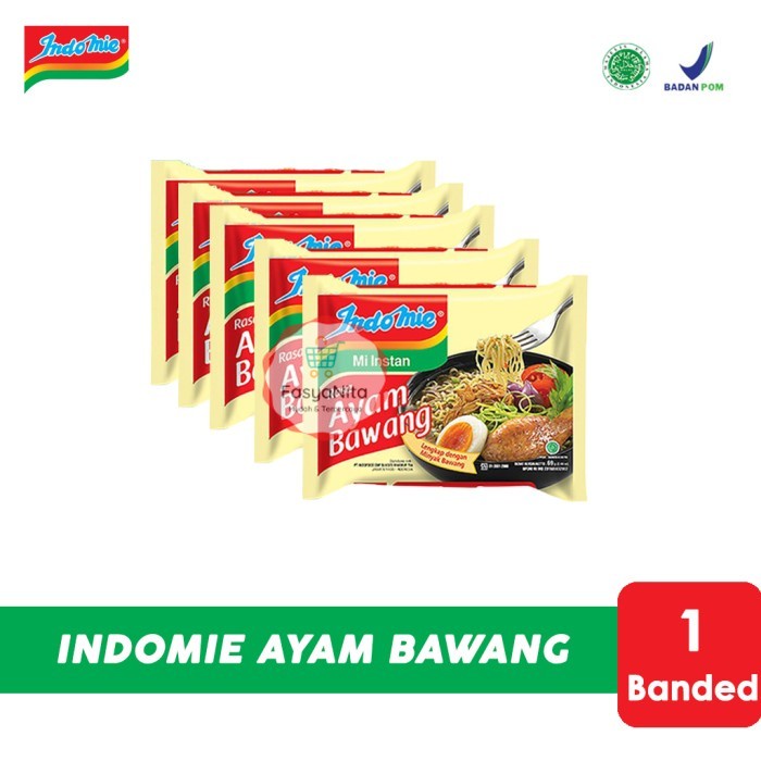 

Indomie Ayam Bawang / Indomie Kuah Ayam Bawang 5 Pcs (1 Banded) - FasyAnita Mart Denpasar