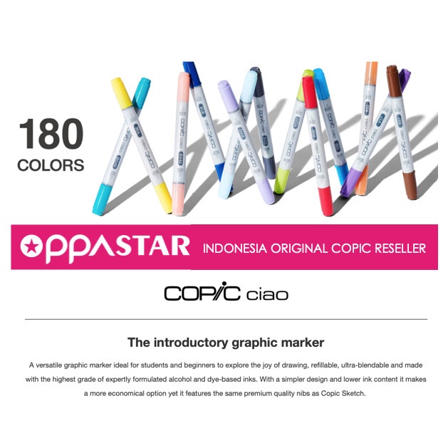 

[Best Seller] COPIC CIAO Original Japan Marker